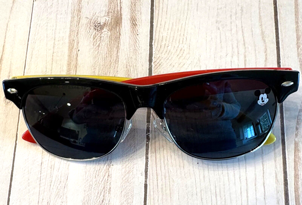 Disney Kids Mickey Mouse Suglasses Red Yellow Turquoise