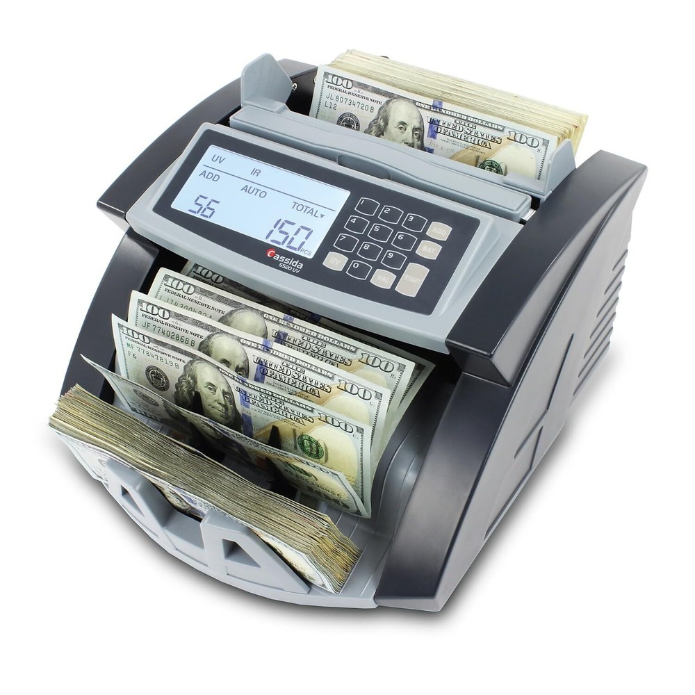 Cassida 5520 UV - USA Money Counter with ValuCount, UV/IR Counterfeit Detection