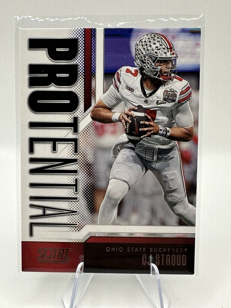 2023 Panini Score CJ Stroud Rookie RC Protential #2 Ohio State Houston Texans