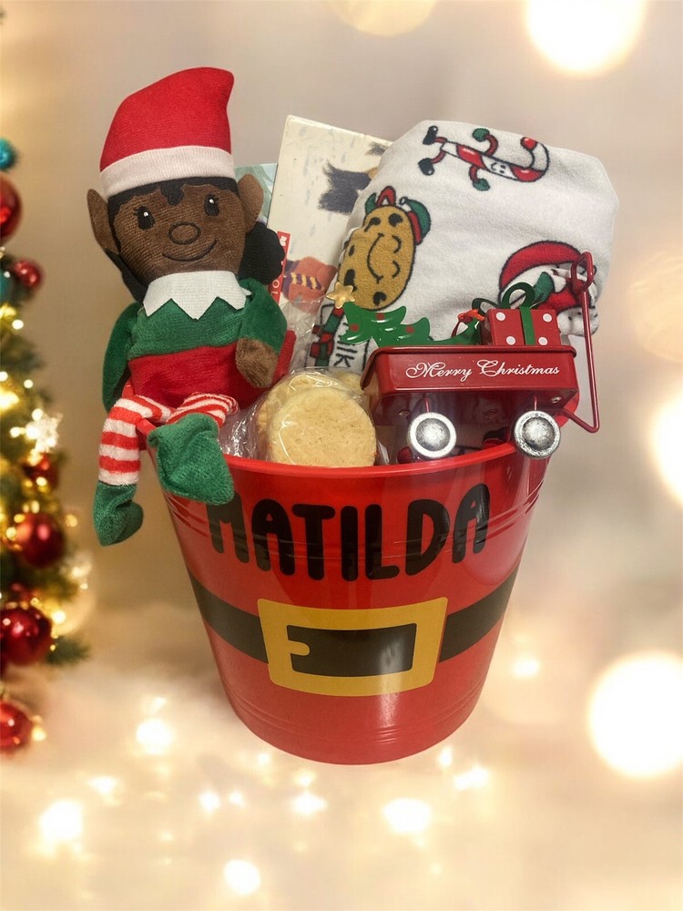 Custom Christmas Gift Basket with Personal Touches-image