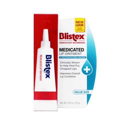 Blistex Medicated Lip Ointment for Dry Chapped Lips 0.35 oz