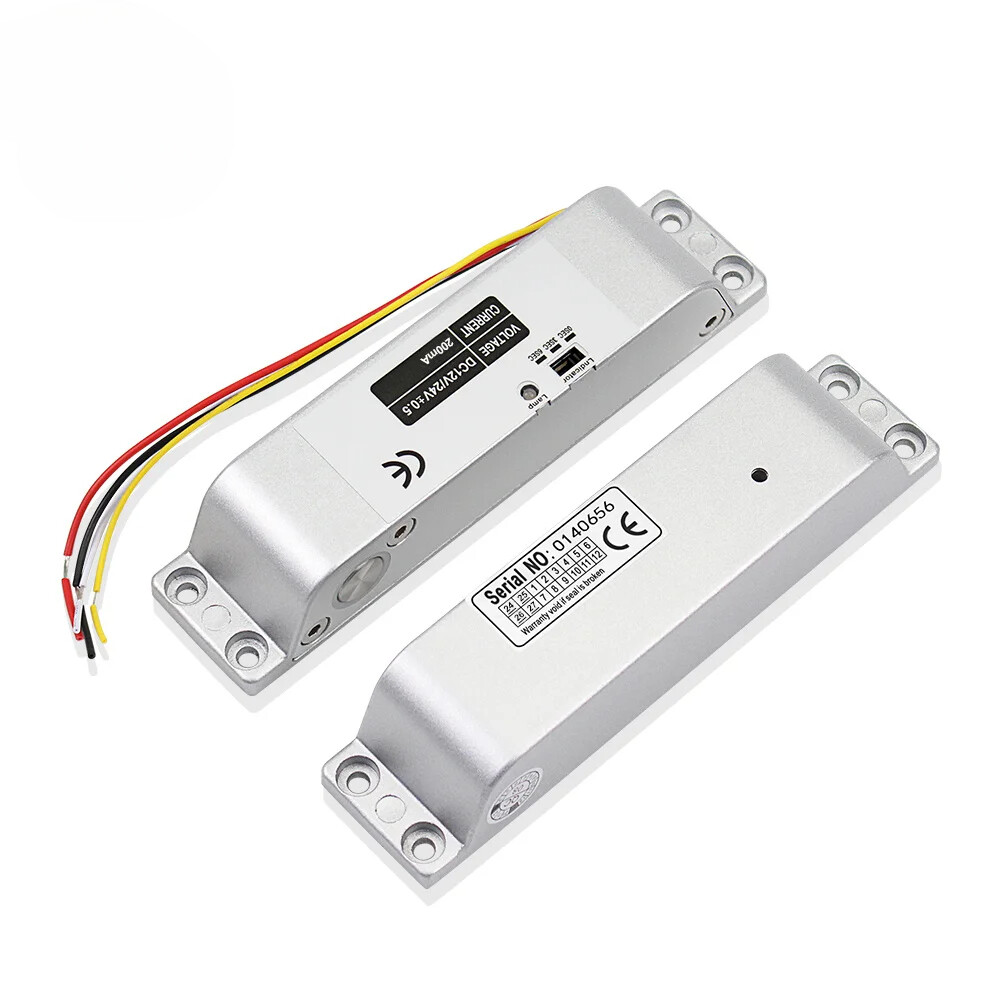 Fail-Safe NC Electric Mortise Drop Bolt Lock for Access Control Doors  