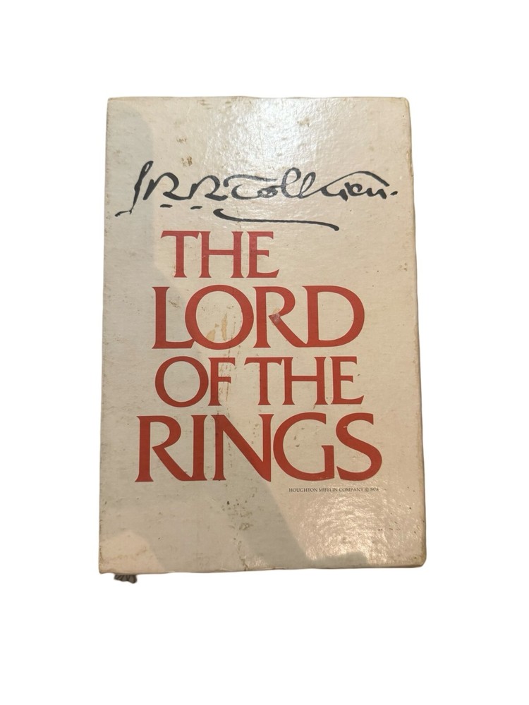 The Lord of the Rings hard cover Vintage set!