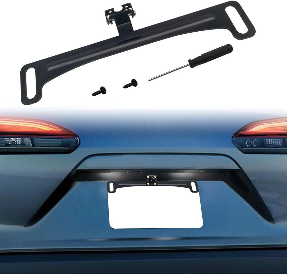 Universal Car Rear View Camera License Plate Bracket, Dash Cam Mirror...