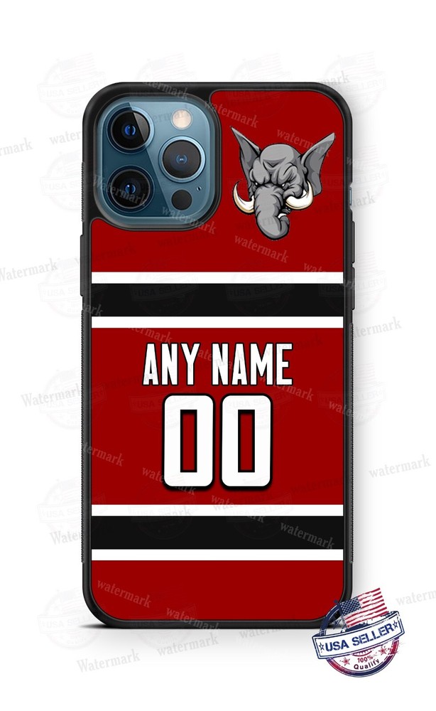 Custom Elephant Sports Jersey Phone Case for iPhone & Samsung - Personalized Gift-image