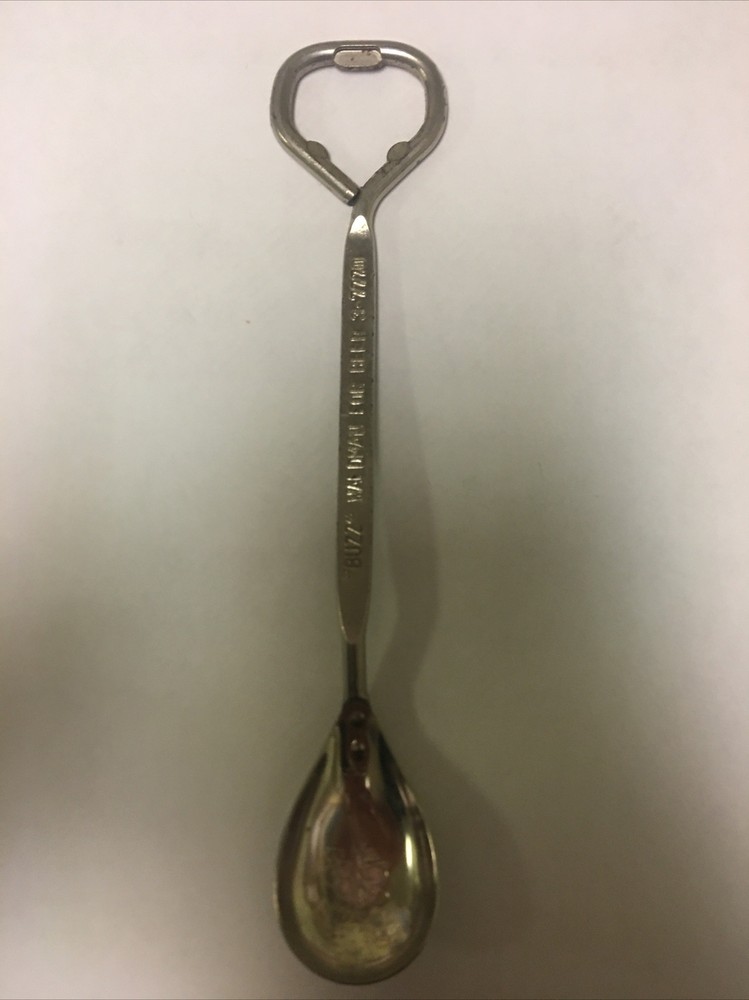 Buzz Waldman For Beer Vintage Spoon Bottle Opener Collectible