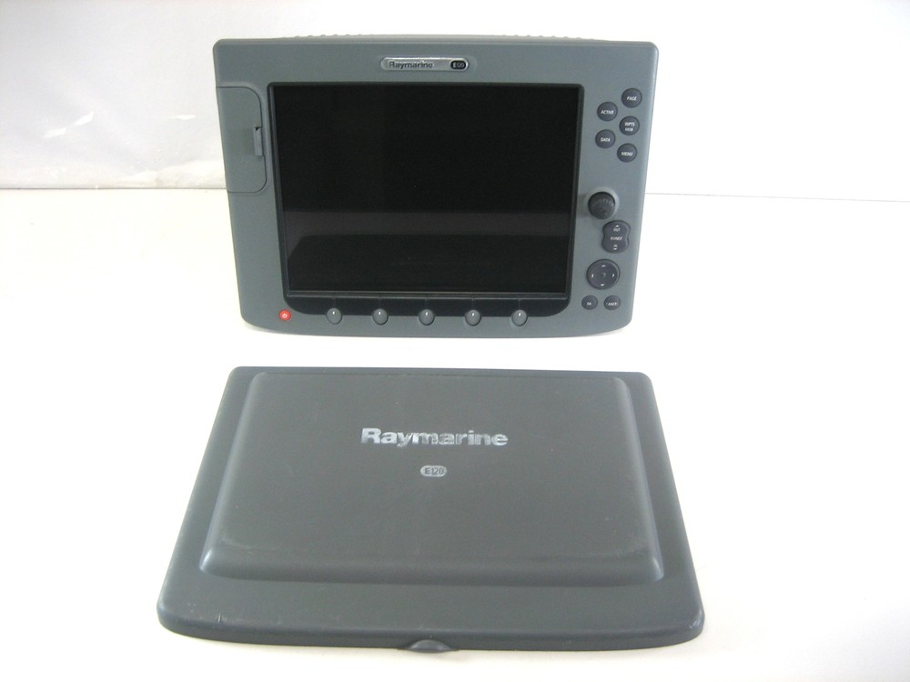 Raymarine E120 Classic Display Unit E02013 w/Bezel & Sun Cover Fully Tested