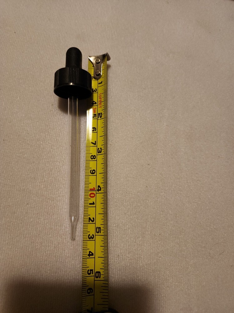20 GLASS EYE DROPPER With  BOTTLES   CAP