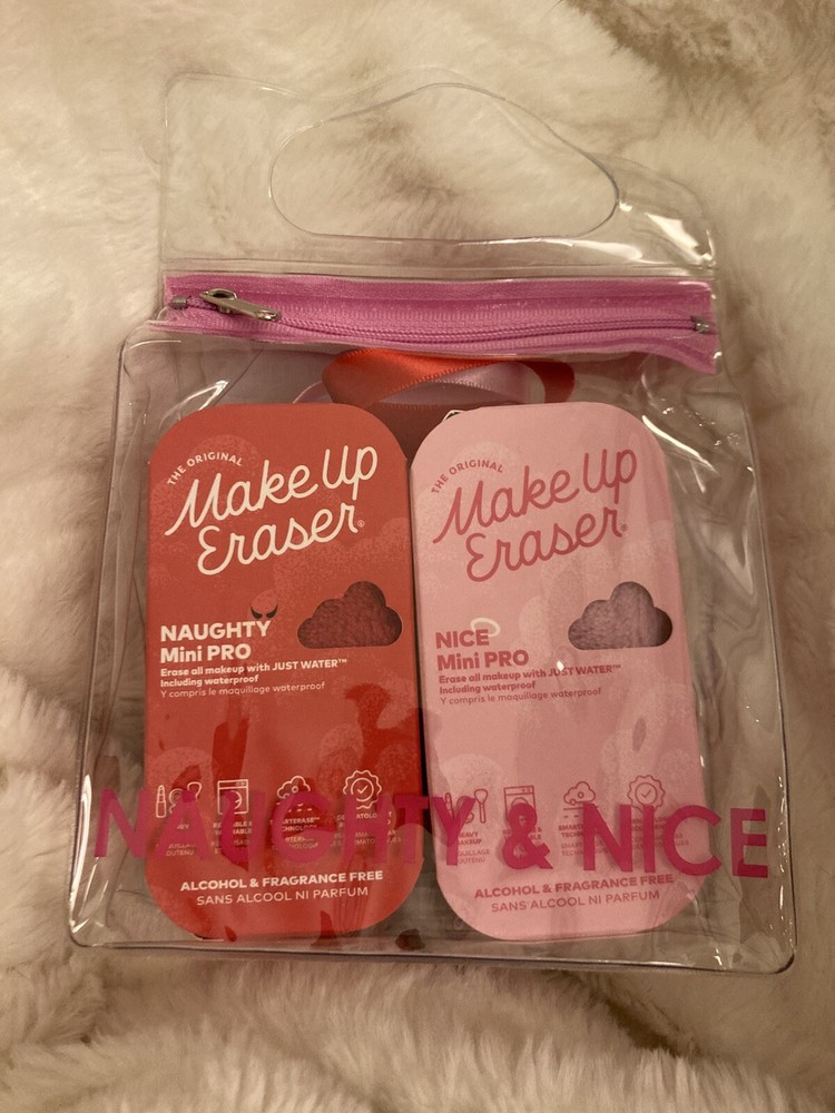 NIB MakeUp Eraser Naughty & Nice Mini Pro MakeUp Eraser Duo Valentine’s Day