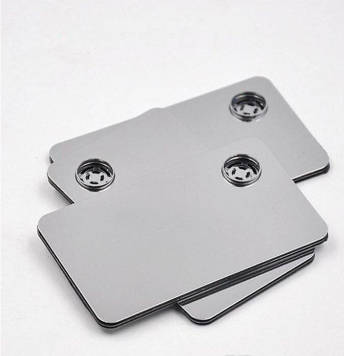 Credit Card Sized Magnetic Metal Pipe Fits Wallet UK Seller-image