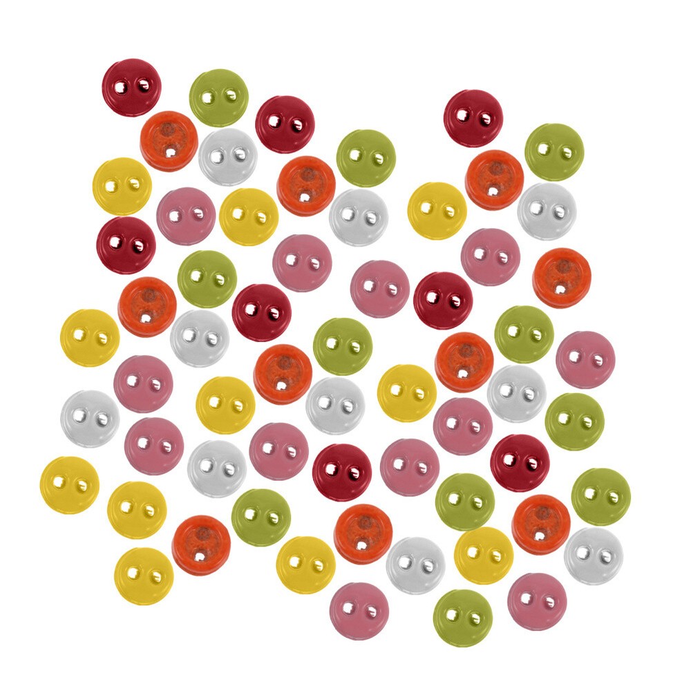 100 Pcs Button Snaps for Sewing Mini Doll Clothe Baby Dolls Babies