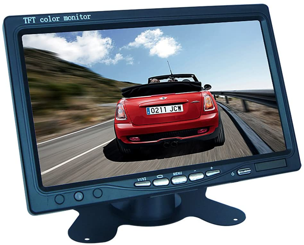 7 Inch Rearview Car LCD Monitor,  Portable 7