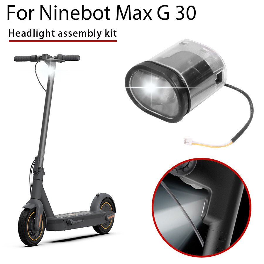 Scooter LED Front Light for Segway Ninebot MAX G30 G30D Electric Scooter