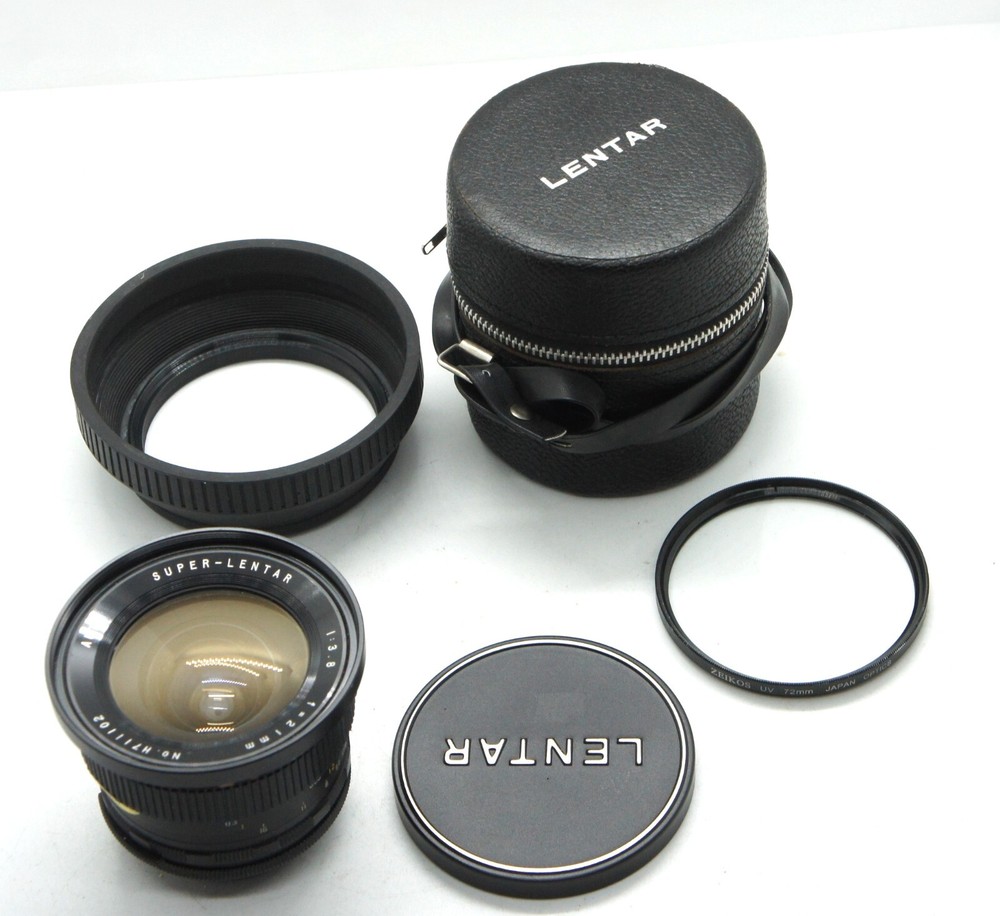 Rare Super-Lentar 21mm f/3.8 Wide Angle Flektogon M42 Lens for Fuji FX