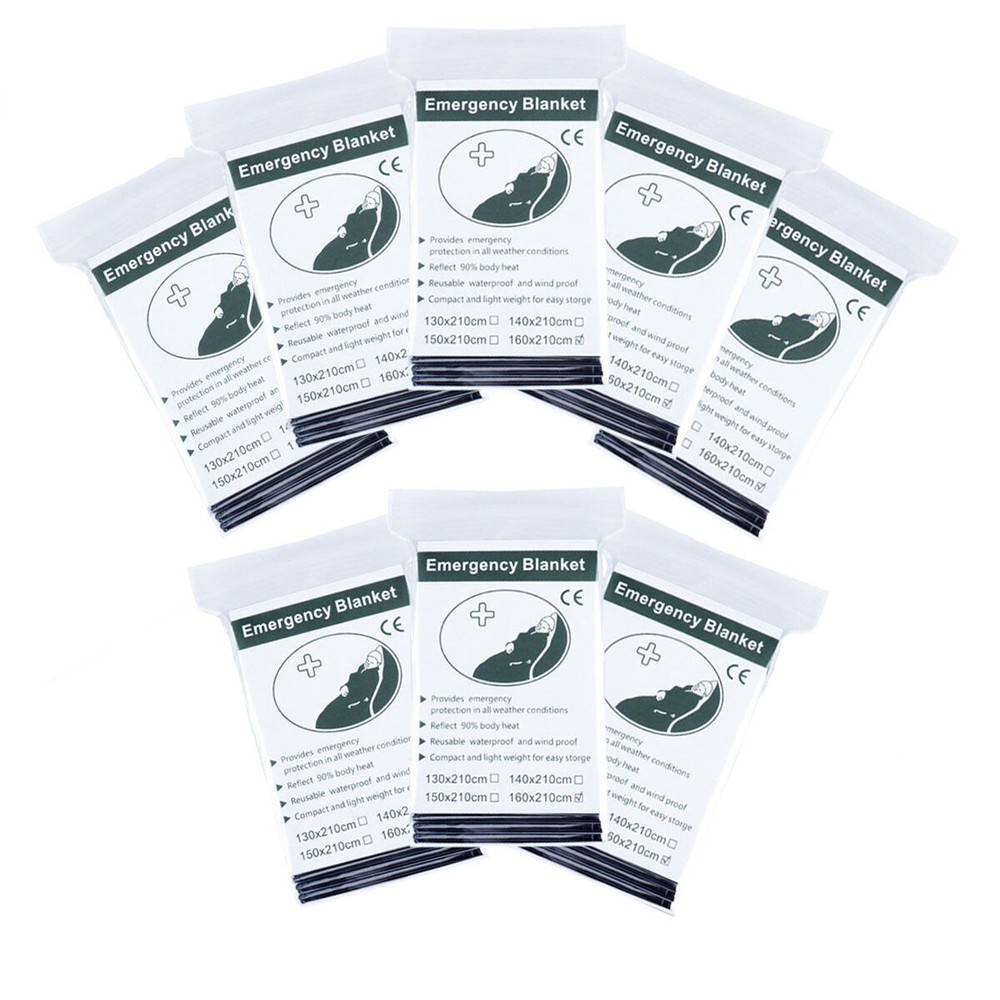 8 Pack Emergency Solar Blanket 83