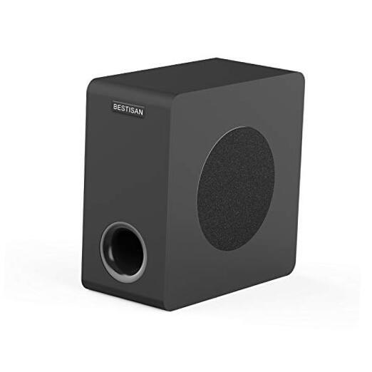 Powered 6.5’’ Home Audio Subwoofer, Deep Bass Response 10.06lb Black