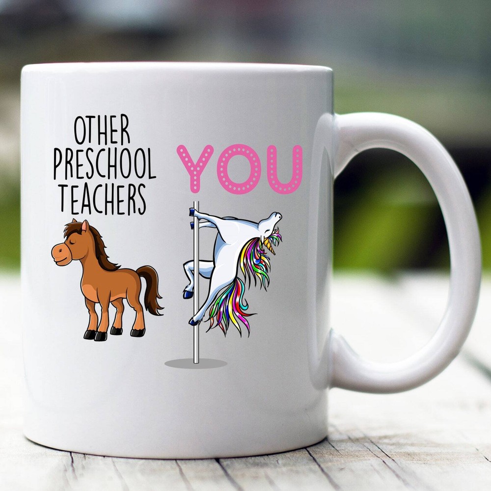 Preschool Teacher Gift Preschool Teacher Mug Preschool Teacher Funny Unicorn Mug