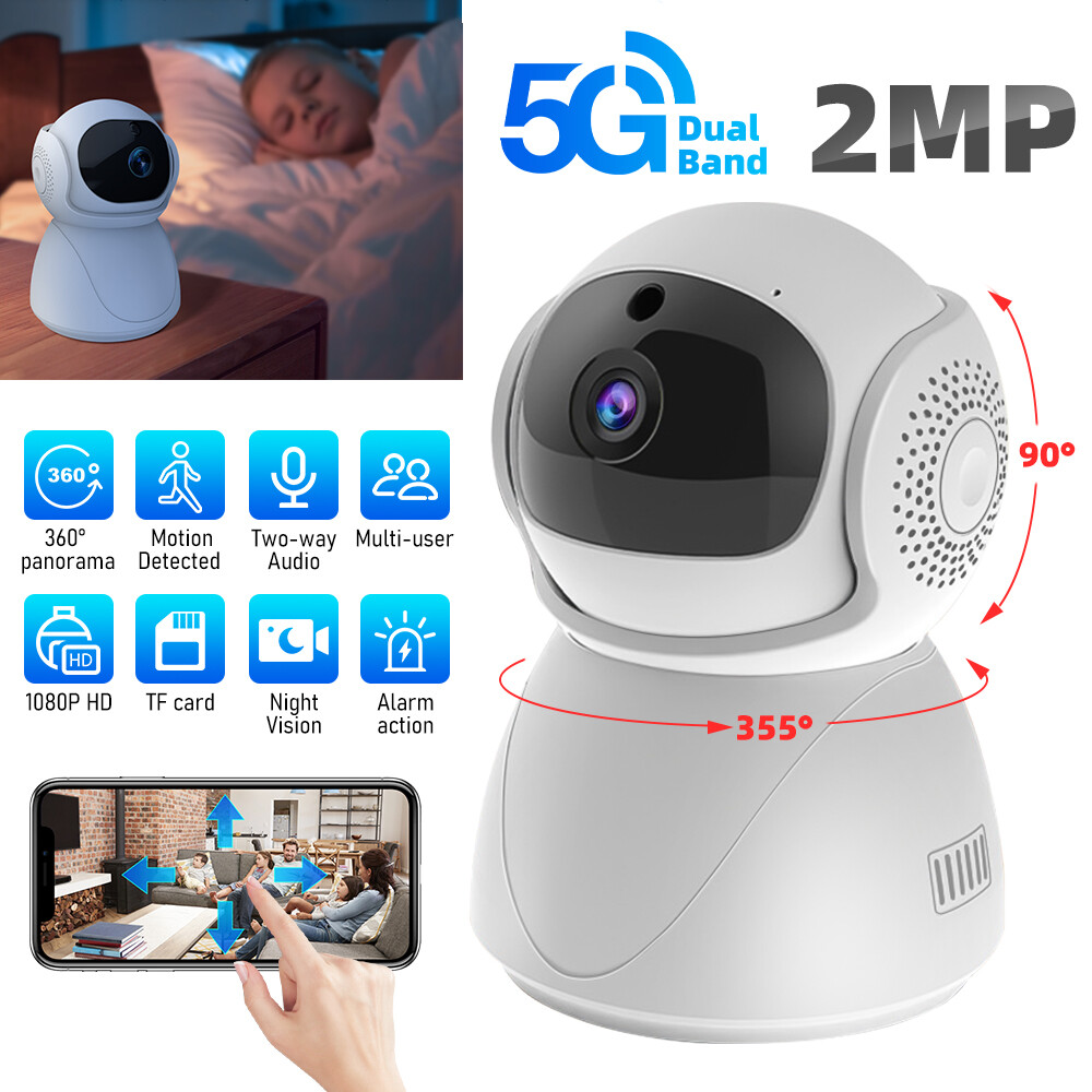 YI IOT 5G Wifi PTZ Camera 2MP Night Vision Indoor Security Camera Baby Monitor-image