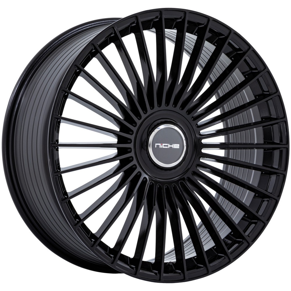 20x10.5 +38 Niche NC282 Serene 5x112,5x120 Gloss Black Wheels (Set of 4)