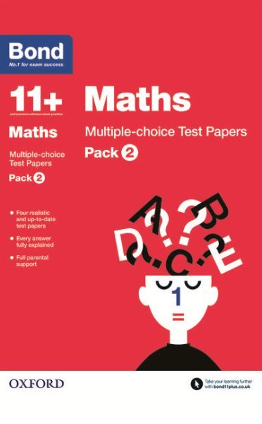 Bond 11+: Maths: Multiple-choice Test Papers : Pack 2, Paperback by Lindsay, ...