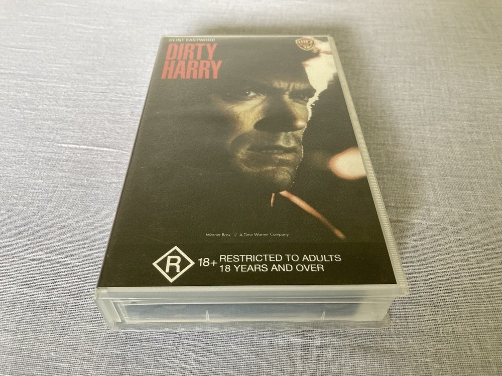 VINTAGE Collectable Clint Eastwood, Dirty Harry VHS Video Tape UNTESTED