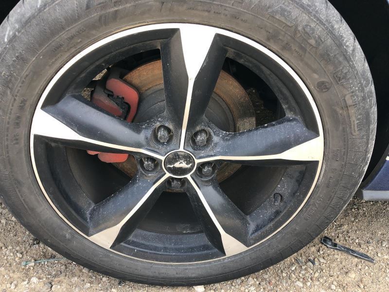 2018-2021 FORD MUSTANG 18x8 Aluminum 5 Spoke Black Polished Wheel Rim