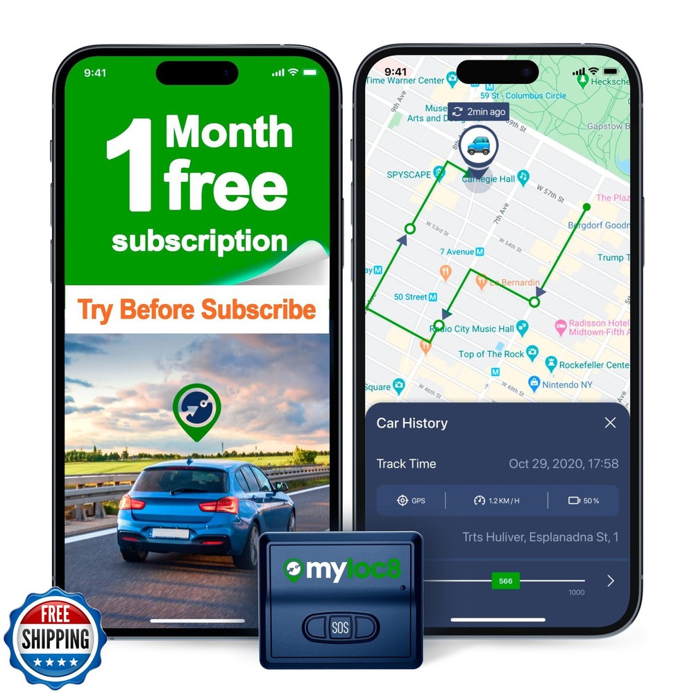 4G LTE GPS Tracker for Vehicles with Strong Magnet – Real-Time Location Tracking Device