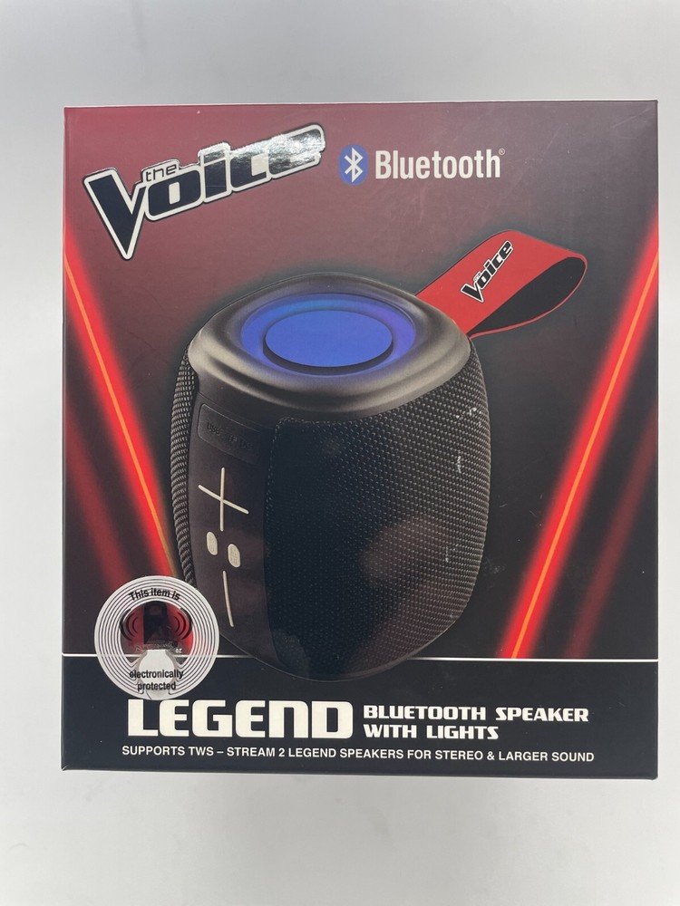 The Voice LEGEND Bluetooth Wireless Speaker with LED Light FAST FREE SHIPPING!!-image