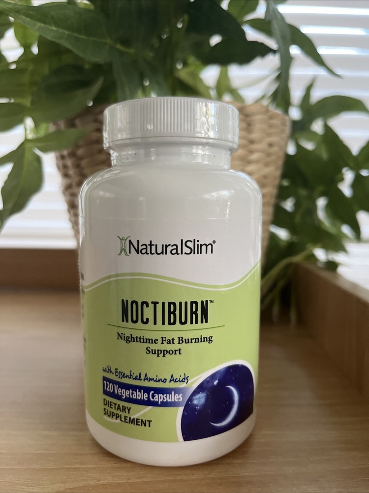 NaturalSlim NoctiBurn Night time Fat Burner Capsules Weight Loss Exp 7/25