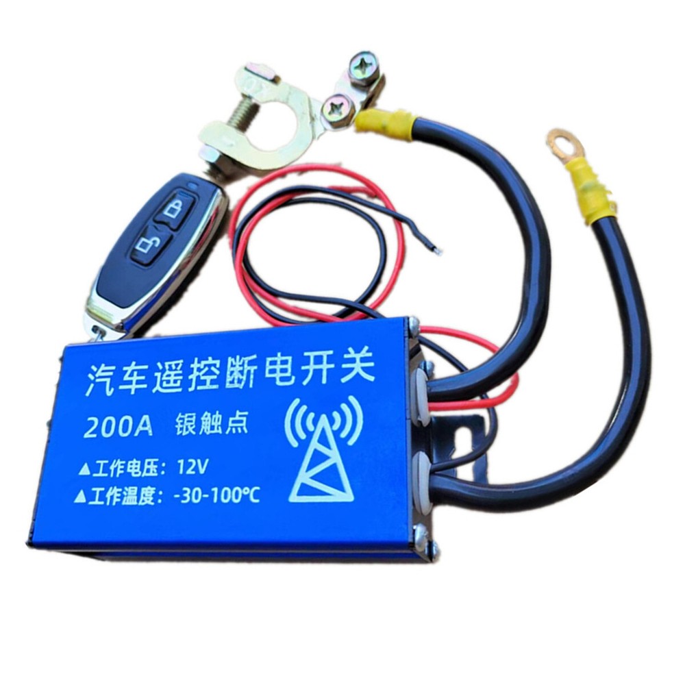 Wireless Remote Car SUV Battery Disconnect Master Cut-off Power Switch Isolator