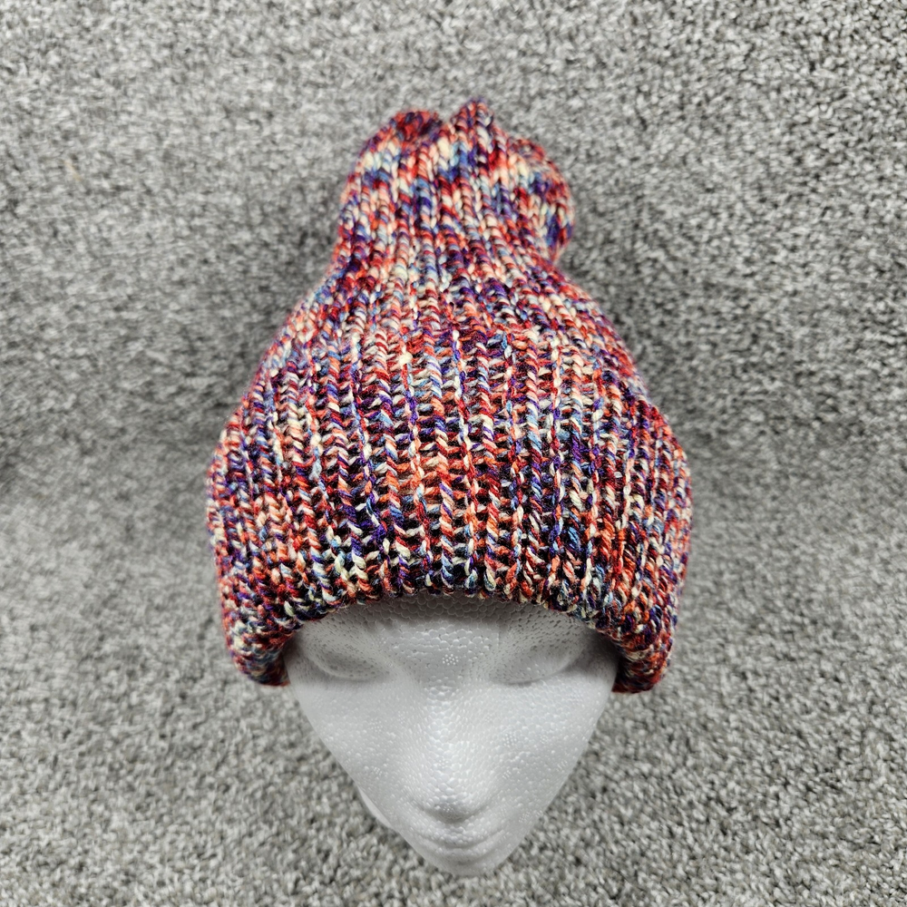 Handmade Slouchy Hat Adult M / L Multi Color Warm Comfy Winter