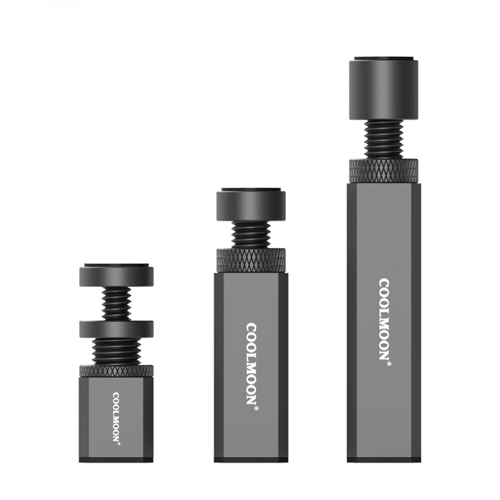 Telescopic Spiral Graphics Card Holder Magnetic Base for ATX/M-ATX/ITX Chassis