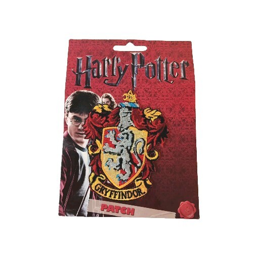 Harry Potter Gryffindor Embroidered Patch Emblem Iron On 2010 New In Package