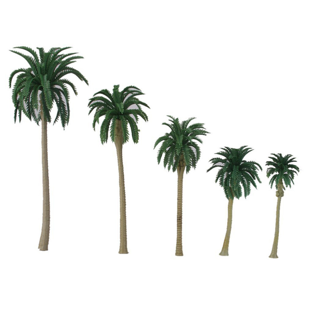 15pcs Miniature Palm Trees for Sand Table Landscaping Diorama Scenery