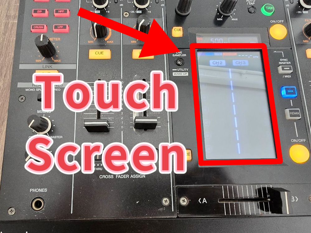 For Pioneer DJM-2000 NXS NEXUS Sensor Touch Screen Digitizer Replacement ！