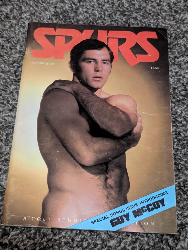 Vintage Colt Studio SPURS No3 Magazines Guy Mccoy Male Physiques  Gay interest