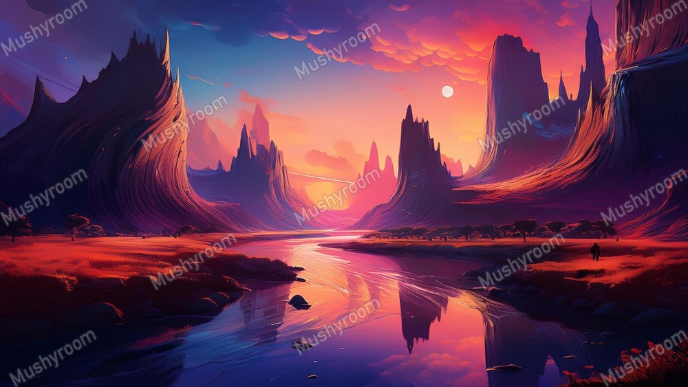 AI Art Digital Wallpaper Background for Desktop #206-image