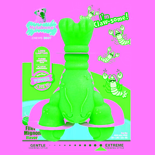 Power Chew Lobster Dog Toy Filet Mignon 1 Count (XL - 5