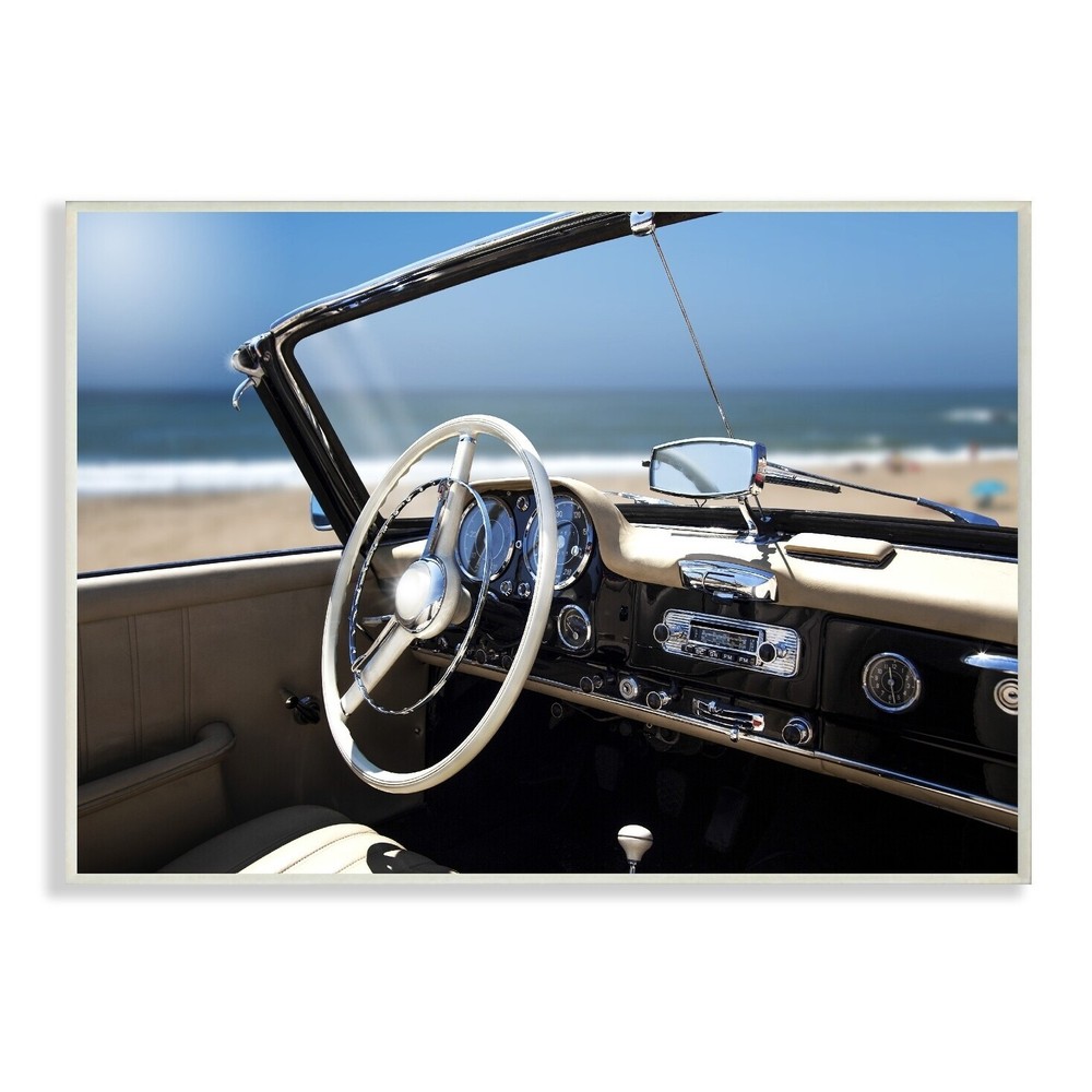 Stupell Long Beach Vintage Car Wall Plaque Art