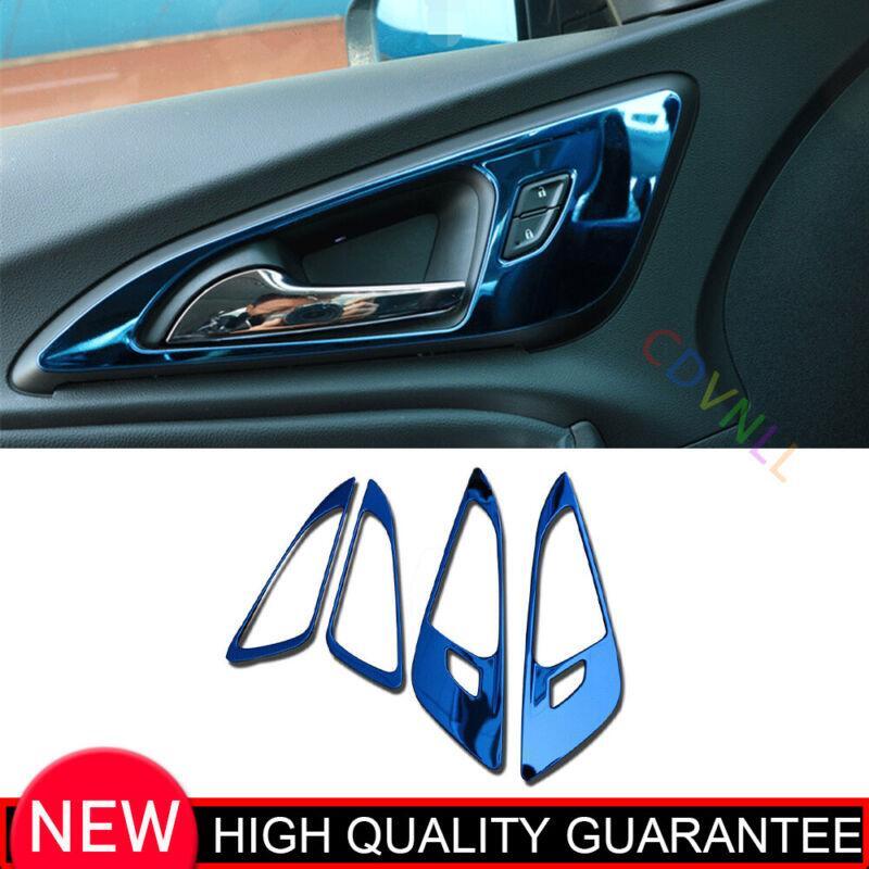 2016-20 Chevy Malibu Blue Titanium Interior Door Handle Cover Trim