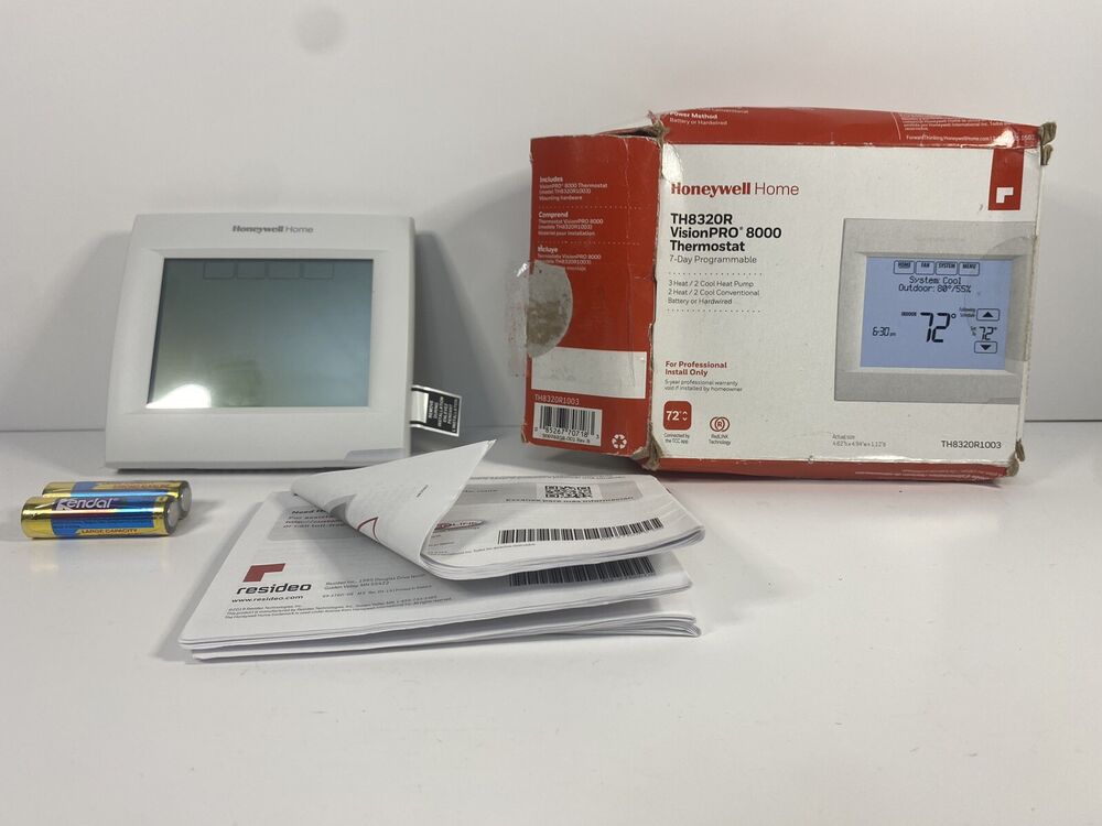 Honeywell TH8320R1003 VisionPro 8000 with RedLINK Digital Thermostat, White