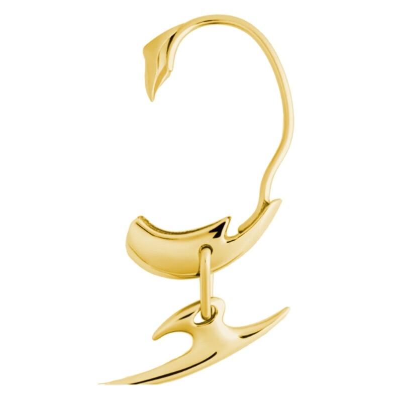 Cyberpunk Vintage Dagger Ear Cuff Climber Halloween Gothic Punk Earrings  