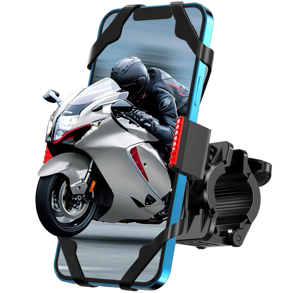 Motorcycle Phone Mount, Bike Phone Mount Holder, Universal Cell Phone Bicycle