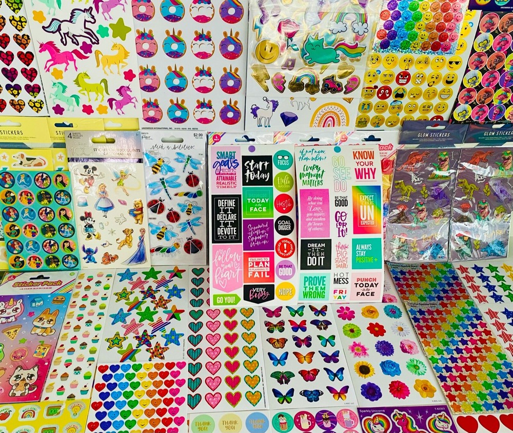 Variety Pack School Classroom Reward Kids Students Learning Fun Pk 555+ Stickers