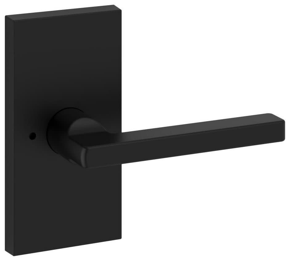 Baldwin PV.SQU.CFR Square Privacy Door Lever Set - Black