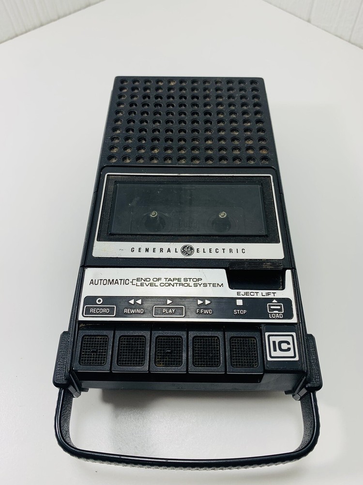 Vintage GE General Electric 3-5001B Cassette Tape Player/Recorder As Is