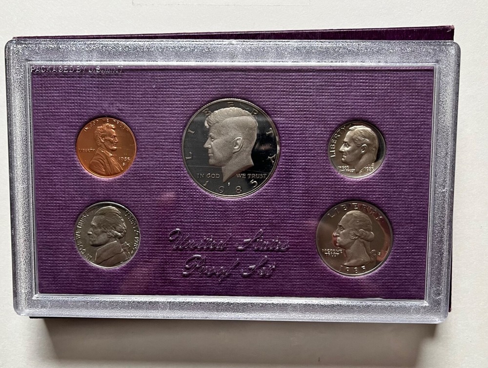 1985 Clad Proof Set U.S. Mint Original Government Packaging