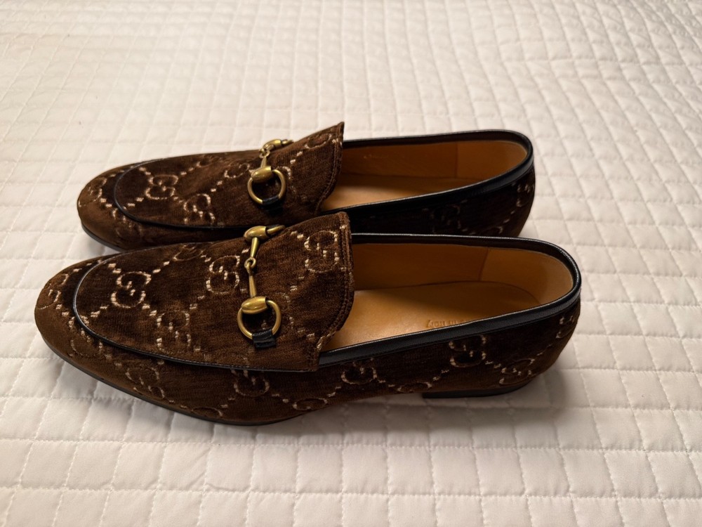 Gucci Jordaan GG Monogram Leather Loafers for Men & Women