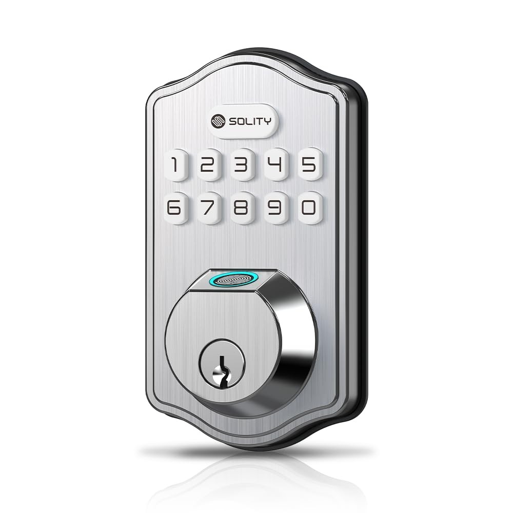 Smart Digital Deadbolt Lock Keyless Entry Auto Lock 50 Custom Codes