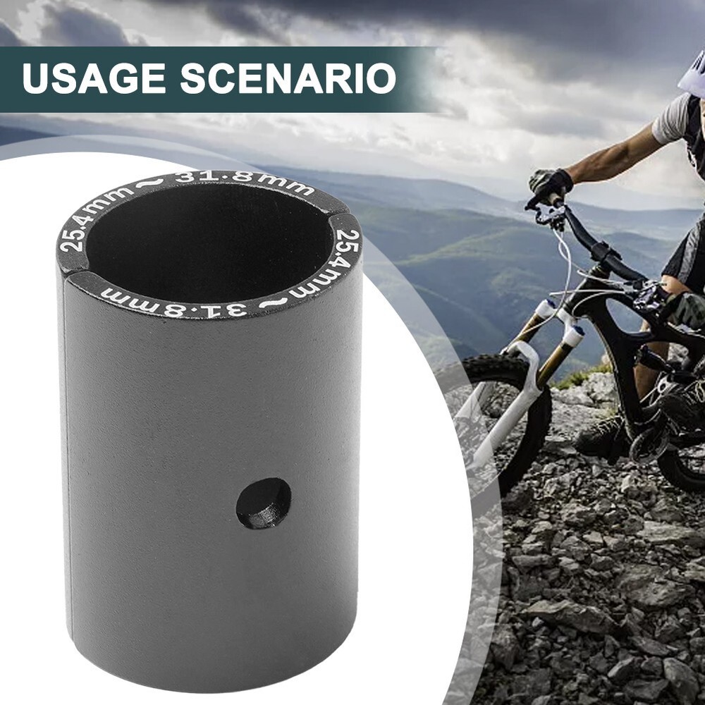 Stem Shim Adapter Adaptor Aluminum Alloy Bicycle Black/Blue Handle Bar